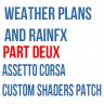 Assetto Corsa Weather Plans and RainFX config files for various tracks Pt. Deux