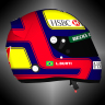 CLASSIC HELMET for F1 2020: Luciano BURTI 2001