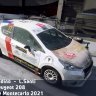 Peugeot 208 R2 A.Cittadino - L.Santi  Montecarlo Rallye 2021