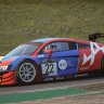 Alpine/Renault F1 inspired livery for the Audi R8 LMS EVO