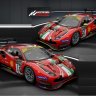 AF Corse Ferrari 488 WEC 2021 Team #51 and #52