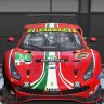 Ferrari 488 GTE EVO AF Corse Le Mans 2021 #51