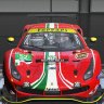 Ferrari 488 GTE EVO AF Corse Le Mans 2021 #52