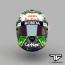 Max Verstappen 2021 Brazil Special Helmet - ACSPRH Compatible