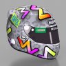 Ricciardo 2020 helmet for F1 2021