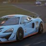 Mclaren 570 S GT4 with Gulf Livery