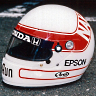 Helmet Satoru Nakajima #11 for Lotus 99T car