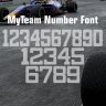 New MyTeam Number Font (Manual and Modular Mods)