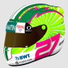 Drivers helmets for other teams