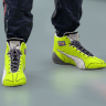 Red Bull lime green boots