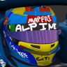 MSPaint Alonso 2022 Helmet | Formula Hybrid 2022