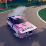 the hyena/Nissan 240RS - MZPink GoriGori Donuts AORC S1 (BWT Racing Point inspired)