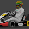 Lewis Hamilton 90s Kart Livery for Go Kart 0.5c