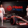 Red and black Haas livery