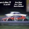 Le Mans 1979 Team Hervé Poulain Art Car "Marcel Mignot / Hervé Poulain / Manfred Winkelhock"