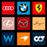 Brand Badges | Flat Graphic Brand Icons | Assetto Corsa