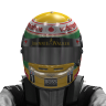 Lewis Hamilton 2011 Helmet - ACSPRH Compatible
