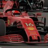 Ferrari with Williams Number Font