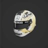 Max and Charles Mercedes Helmets