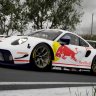 Red Bull white Porsche