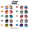 F1 2023 helmets by Fongu converted by me