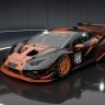 Lamborghini Huracán GT3 EVO2 black orange skin