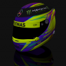 Hamilton Inspired Mercedes Helmet