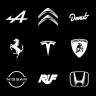 Brand Badges | Monochromatic Brand Icons | Assetto Corsa