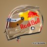 Daniel Ricciardo Red Bull Helmet - Schuberth SF2 Pro