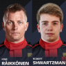 Kimi Räikkönen + Robert Shwartzman - 1.9 Patch Compatible
