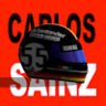 Carlos Sainz helmet Monza 2023 edition