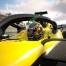 Esteban Ocon Black/Yellow Renault Fantasy Helmet
