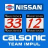 Calsonic #12 and #33 FIA GT 1997 (Fictional)