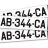 Customisable French License Plate | SIV