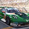 porsche 922 GT3R - Earl Bamber motorsports - green version
