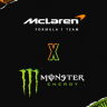 McLaren MCL38 Monster Energy Title Sponsor