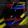 Spider-Man Themed F1 Helmet