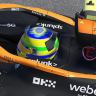 McLaren career helmet Brazilian style f1 22 brazil 2.0