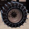 Rim with Snow Chains