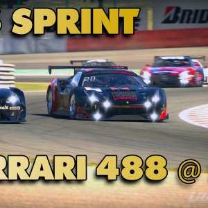 iRacing | VRS Sprint @ Spa - Ferrari 488 | Battling through | POV Project Immersion Triple 1440p