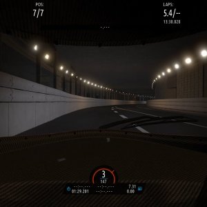 rFactor 2: Circuit d'Azur (Monaco) at night in Metalmoro AJR Honda Turbo (4K / 60 fps)