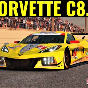 Chevrolet Corvette C8R | Day to Night at Daytona 24 | SOL Mod | Assetto Corsa | 4K