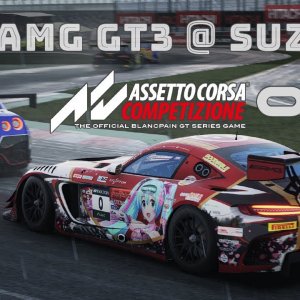 GoodSmile AMG GT3 Slip 'n Slide @ Suzuka 50 AI Med-Rain Race [VR Max Settings]