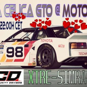 Toyota Celica GTO @ Motorlan Aragón Races1 and 2 WDC Xtre simracing + Setup