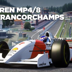 McLaren MP4/8 / Spa Francorhamps / Assetto Corsa / Cockpit + Replay