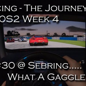 iRacing - The Journey #14 | 20S204 VRS @ Sebring Audi R8 LMS | POV Project Immersion Triple 1440p