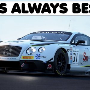 ASSETTO CORSA COMPETIZIONE : Bentley GT3 is best.