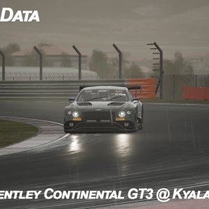 Sound & Data Series | Bentley Continental GT3 @ Kyalami GP (Wet)