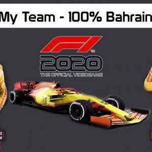F1 2020 My Team 100% Bahrain GP