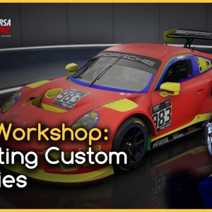 Workshop: How to create custom liveries & cool screenshots in ACC